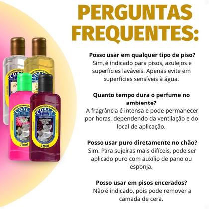 Imagem de Kit Coala Limpadores Perfumados: Chá Branco, Ameixa Dourada, Flor De Cacto e Orquídea Negra 120ml