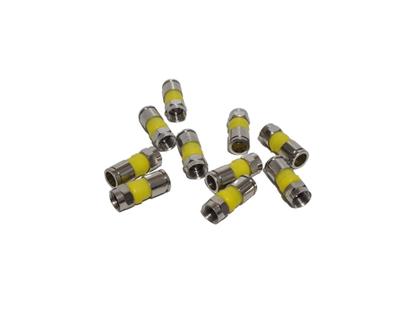 Imagem de Kit Coaxial Alicate Compressão E Alicate Decapador + 10 Conectores Rg6