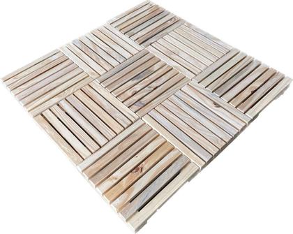 Imagem de Kit Coberta Moderno Madeira Pinus  50x50cm  Para Casas