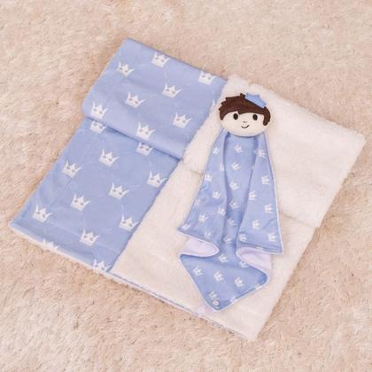 Imagem de Kit Cobertor com Naninha para Bebê 2 pcs