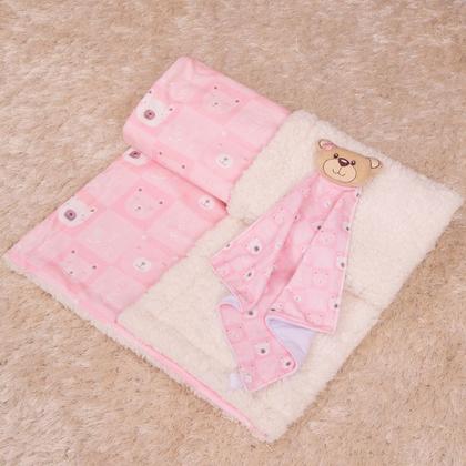 Imagem de Kit Cobertor com Naninha para Bebê 2 pcs