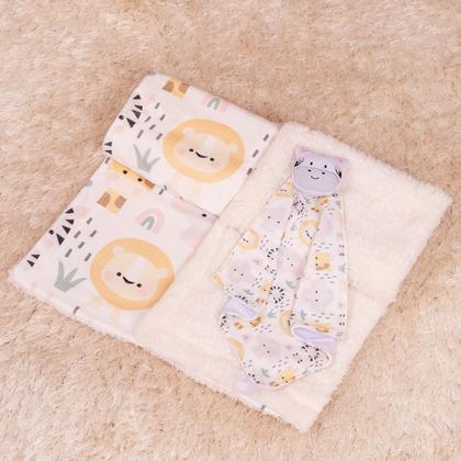 Imagem de Kit Cobertor com Naninha para Bebê 2 pcs