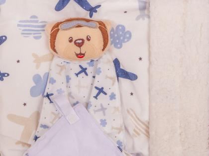 Imagem de Kit Cobertor com Naninha para Bebê 2 pcs