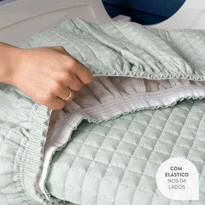 Imagem de Kit Cobre Leito C/ Elástico Bicama Solteiro 02 Peças Lavive