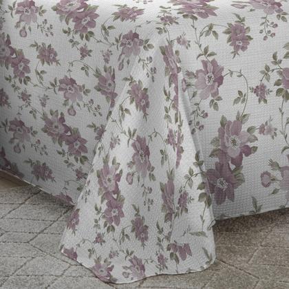 Imagem de Kit Cobre Leito Cama Casal 3 Peças tecido Piquet Algodão Acochoado Estampado