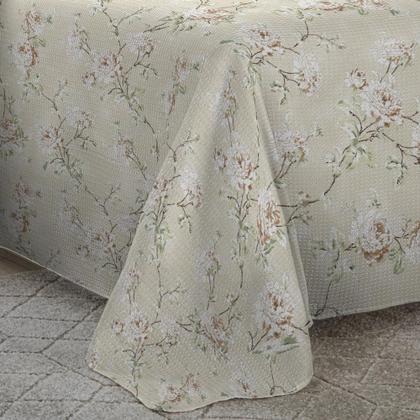 Imagem de Kit Cobre Leito Cama Casal 3 Peças tecido Piquet Algodão Acochoado Estampado