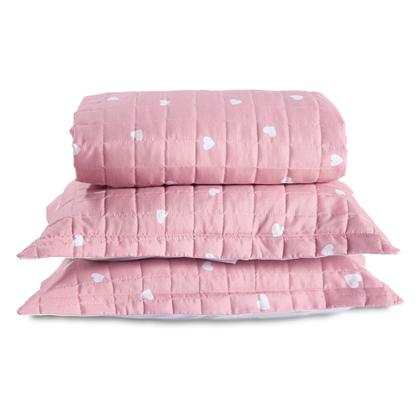 Imagem de Kit Cobre Leito Cama Casal Queen 3 Peças Essencialle Algodão 160 Fios Estampado 