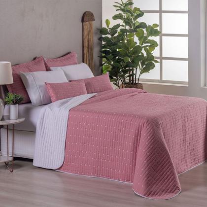 Imagem de Kit Cobre Leito Casal Padrão 7 Peças Bordado Urbany 100% Poliéster Hipercal 400 Fios