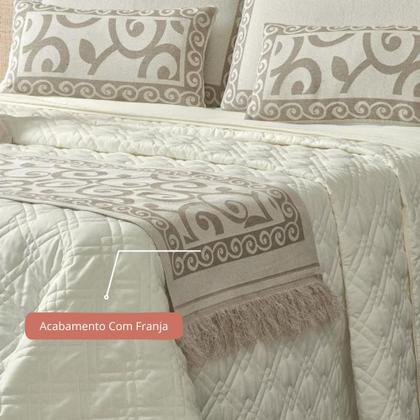 Imagem de Kit Cobre Leito Casal Queen Turin 14 Peça Completo Premium