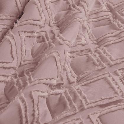 Imagem de Kit Cobre Leito Colcha Adele Queen Dupla Face Micropercal