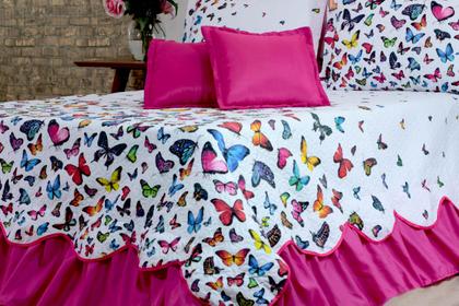 Imagem de KIT Cobre Leito Colcha Belize Luxo Premium Queen Size ~ 05 Peças