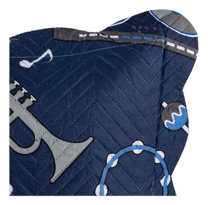 Imagem de Kit Cobre Leito Colcha Cama Solteiro 2 Peças Percal 150 Fios Boutis Kids