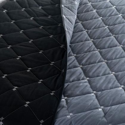 Imagem de Kit Cobre Leito Colcha Casal Dupla Face 7 Peças 400 Fios