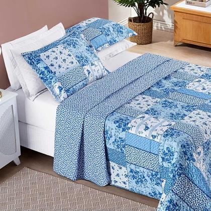 Imagem de Kit Cobre Leito Colcha Dallas King Dupla Face Estampada 3