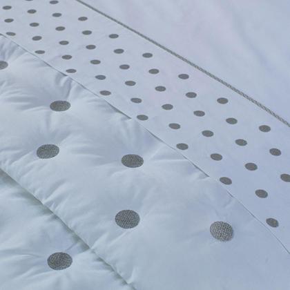 Imagem de Kit Cobre Leito Colcha Garland Super King 100% Algodão 400