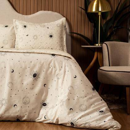 Imagem de Kit Cobre Leito Colcha King 03 Peças Matelado Algodão Misto