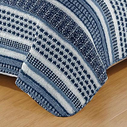 Imagem de Kit Cobre Leito Colcha King Boutik Dupla Face - Estampa 65 - 100% Poliéster