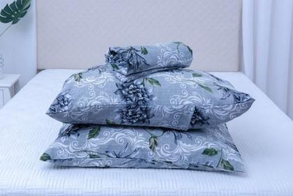 Imagem de Kit Cobre Leito Colcha Para Cama Casal Queen 3 Pçs Com Viés