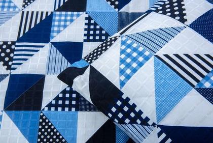 Imagem de Kit Cobre Leito Colcha Para Cama Casal Queen 3 Pçs Com Viés