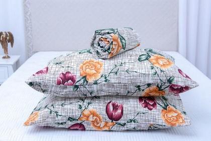 Imagem de Kit Cobre Leito Colcha Para Cama Casal Queen 3 Pçs Com Viés