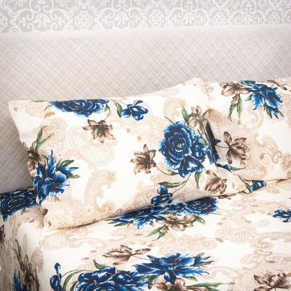 Imagem de Kit Cobre Leito Colcha Para Cama Casal Queen 3 Pçs Com Viés