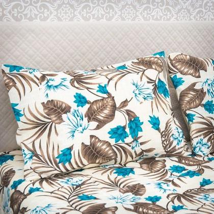 Imagem de Kit Cobre Leito Colcha Para Cama Casal Queen 3 Pçs Com Viés