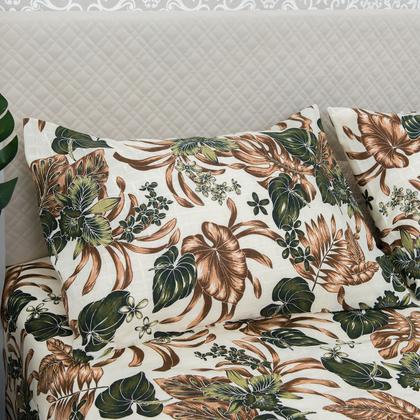 Imagem de Kit Cobre Leito Colcha Para Cama Casal Queen 3 Pçs Com Viés