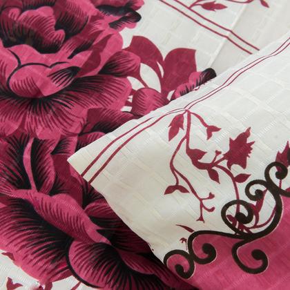 Imagem de Kit Cobre Leito Colcha Para Cama Casal Queen 3 Pçs Com Viés