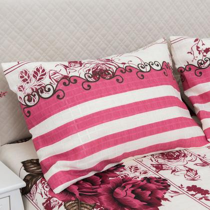 Imagem de Kit Cobre Leito Colcha Para Cama Casal Queen 3 Pçs Com Viés