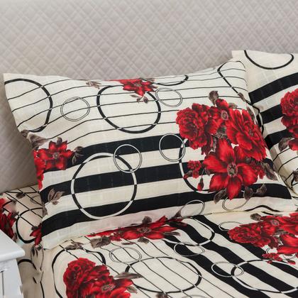 Imagem de Kit Cobre Leito Colcha Para Cama Casal Queen 3 Pçs Com Viés