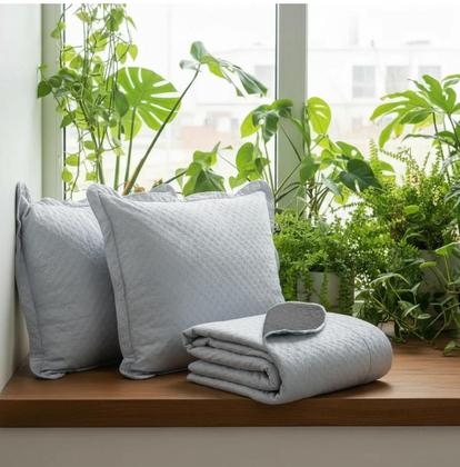 Imagem de Kit Cobre Leito Colcha Solteiro Dupla Face Premium 2 Peças Casa Dona