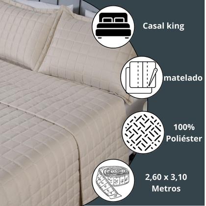 Imagem de Kit Cobre Leito King 3 Peças Soft Dupla Face Matelado