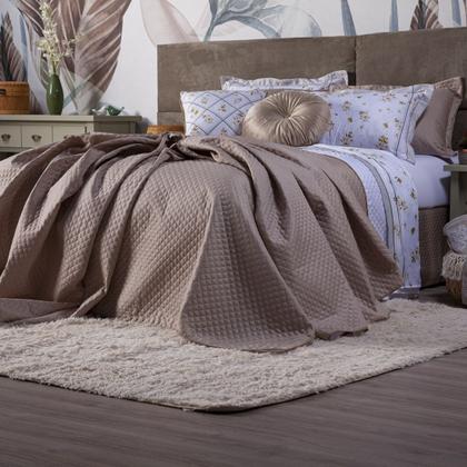 Imagem de Kit Cobre Leito Maya Dupla Face com Almofadas King 07 Peças