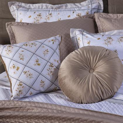 Imagem de Kit Cobre Leito Maya Dupla Face com Almofadas King 07 Peças