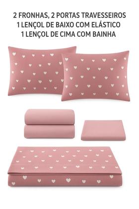 Imagem de Kit Cobre Leito Queen 6 Peças  Colcha Piquet Luxo 100 Algodão Estampada