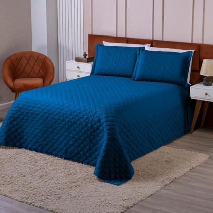 Imagem de Kit Cobre Leito Queen Casal Veneza 3 Peças Conforto Premium e Estilo Elegante