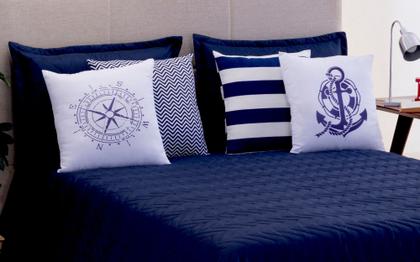 Imagem de Kit Cobre Leito Queen Size Com Almofadas 7 Pçs Liberty