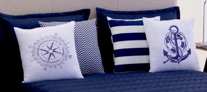 Imagem de Kit Cobre Leito Queen Size Com Almofadas 7 Pçs Liberty