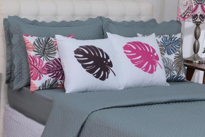 Imagem de Kit Cobre leito Queen Size com Almofadas e Lencol 8 Pçs Liberty