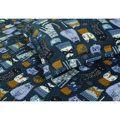 Imagem de Kit Cobre Leito Solteiro Dupla Face Várias Estampas Infantil