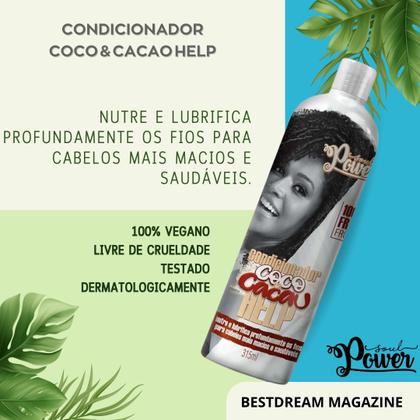Imagem de Kit Coco E Cacau Soul Power Linha Completa Personalizado Grande Vegano Capilar - Monte Como Quiser