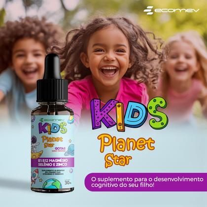 Imagem de Kit Coenzima Q10 200mg  Foco Kids Vitamina infantil Gotas Sublingual Ecomev