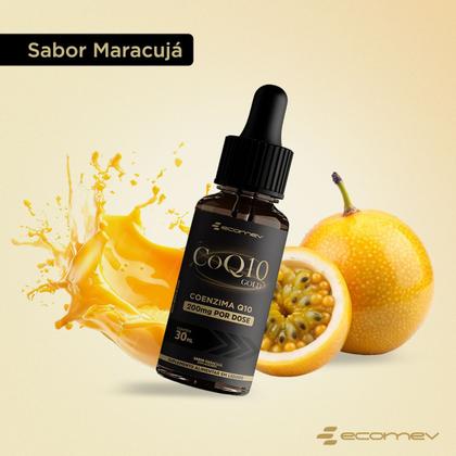 Imagem de Kit Coenzima Q10 200mg  Foco Kids Vitamina infantil Gotas Sublingual Ecomev