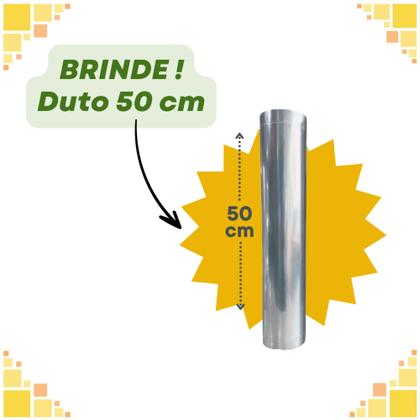 Imagem de KIT  Coifa de Parede Gourmet  +BRINDES  Aço Galvanizado Fogão Churrasqueira
