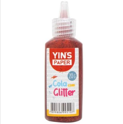 Imagem de Kit Cola colorida com glitter escolar