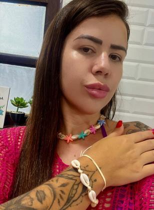 Imagem de Kit Colar Gargantilha e Pulseira tornozeleira conchas do mar artesanal Búzios naturais com Olho grego Moda praia Verão