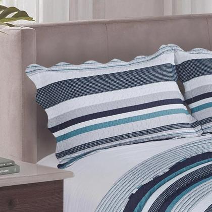 Imagem de Kit colcha cam evolution king 260x280 niagara 3 peças