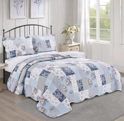 Imagem de Kit Colcha Casal  Evolution Patchwork 220X240cm