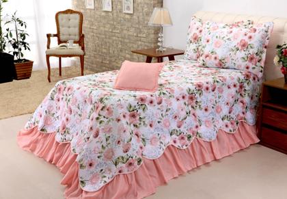 Imagem de KIT Colcha Cobre Leito Belize Premium Luxo Solteiro ~ 03 Peças Antiálergico Toque Macio