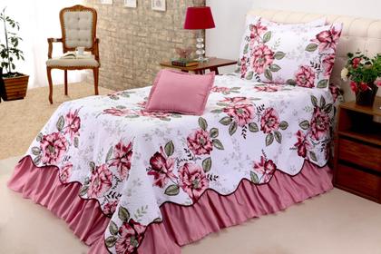 Imagem de KIT Colcha Cobre Leito Belize Premium Luxo Solteiro ~ 03 Peças Antiálergico Toque Macio